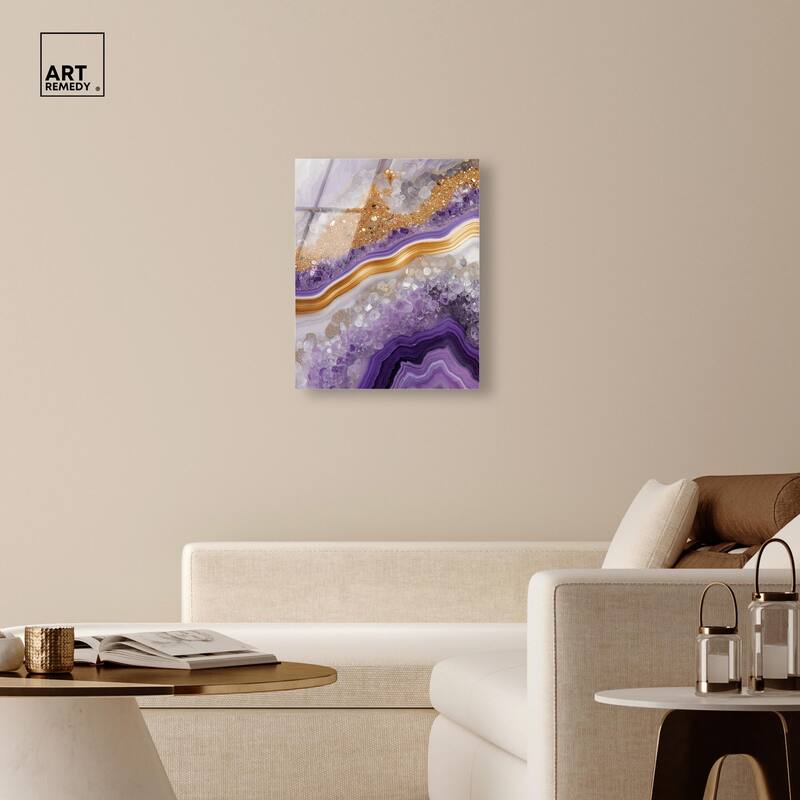 Gemstone Labyrinth II Acrylic by Art Remedy, Ready to Hang