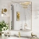 preview thumbnail 137 of 141, Apmir Metal Frame Tempered Glass Bathroom Vanity Mirror for Wall, Cloakroom, Bedroom 36" x 30" - Silver