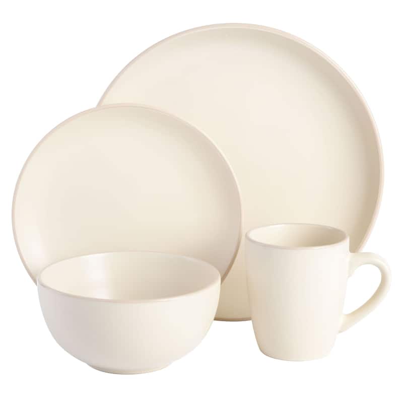 Gibson Home Rockaway 32-Piece Stoneware Dinnerware Set