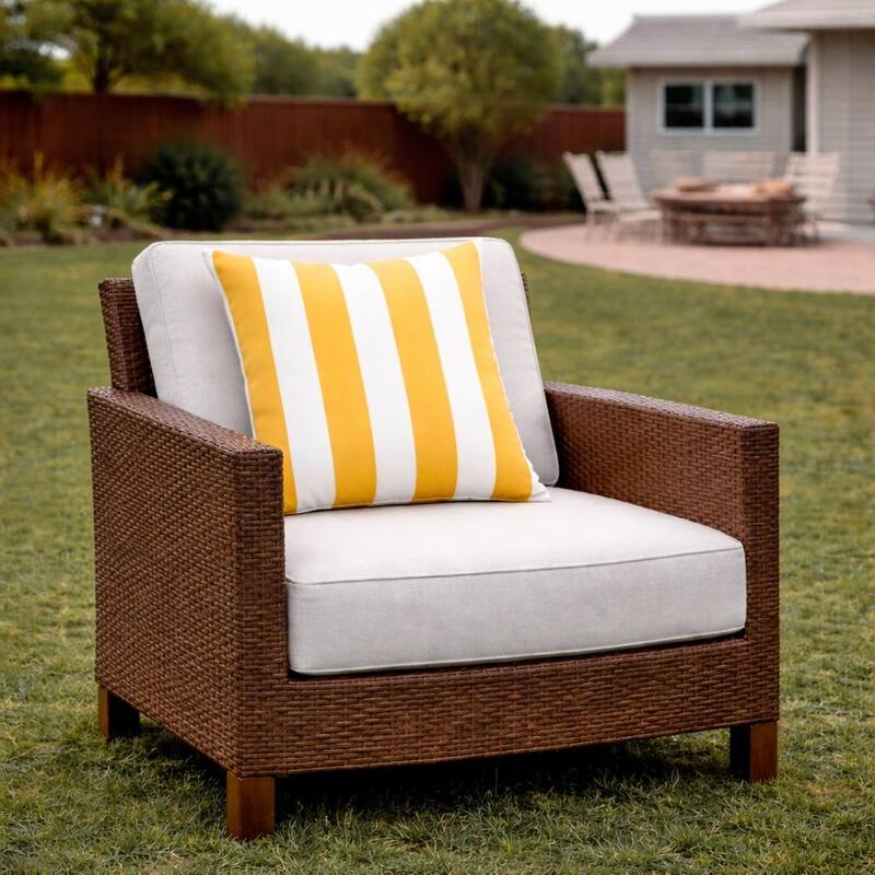 2 Pack Outdoor Throw Pillows,Waterproof & Fade-Resistant Patio Cushions-Soft & Comfortable Decorative Pillow Covers(18"x18")