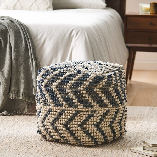 Wool ottoman online