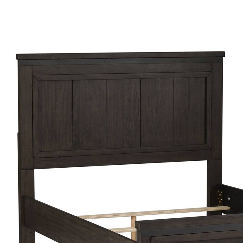 Liberty Furniture Thornwood Hills Youth Panel Bedroom Set with Bed, Dresser, Mirror - Full or Twin