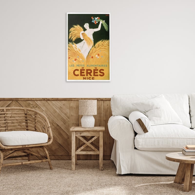 Stupell Antique Ceres Goddess Framed Giclee Art Design By Marcus Jules