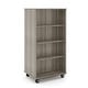 preview thumbnail 14 of 14, Tot Mate Open Double Sided Mobile Storage Locker / Bookcase - 60H Shadow Elm Gray