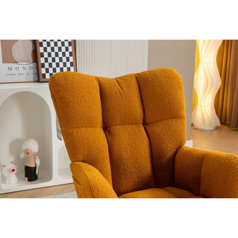Teddy Rocking Chair with Adjustable Footrest