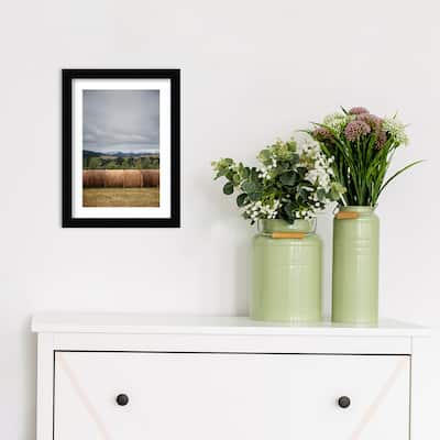 Bridger Mountain Field by The Whisky Ginger Framed Wall Art Print