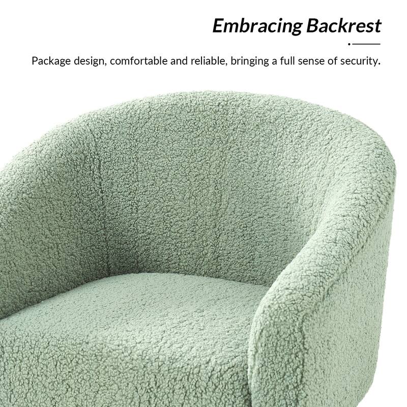 Sheila Modern 30"W Boucle Armchair with Solid Wood Legs Set of 2 by HULALA HOME