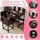 preview thumbnail 5 of 7, Gymax Kids Study Desk & Chair Set w/Chair 2 Storage Cabinets Drawer 4