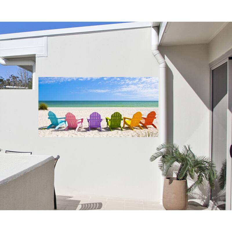 Perfect View Indoor/Outdoor Art - Multi-color - On Sale - Overstock ...