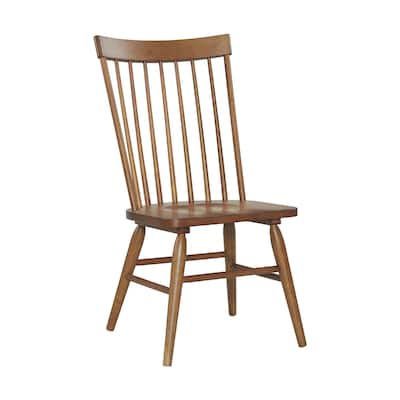 Vantage Wooden Dining Chair, Ornate Spice Acacia (Set of 2)