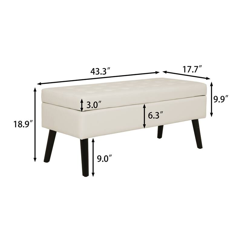 Storage Bench with Storage Bench for Bedroom End of Bed Bench Foot