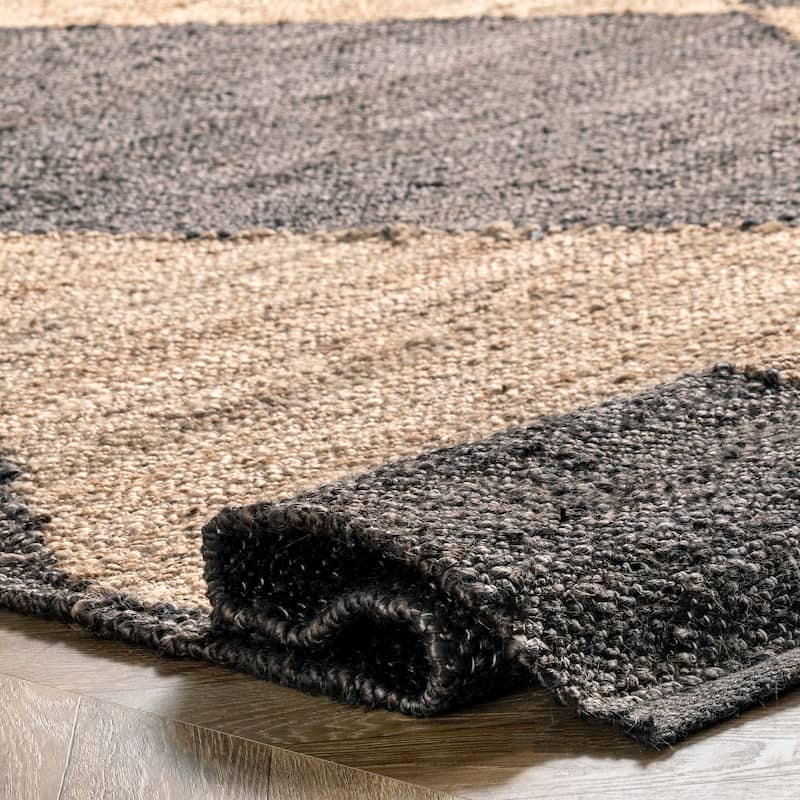Nuloom Pandora Diamond Jute Area Rug