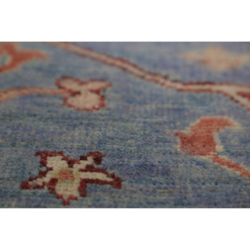 Vegetable Dye Heriz Serapi Oriental Rug Hand-Knotted Beige Wool Carpet - 10'1"x 12'8"