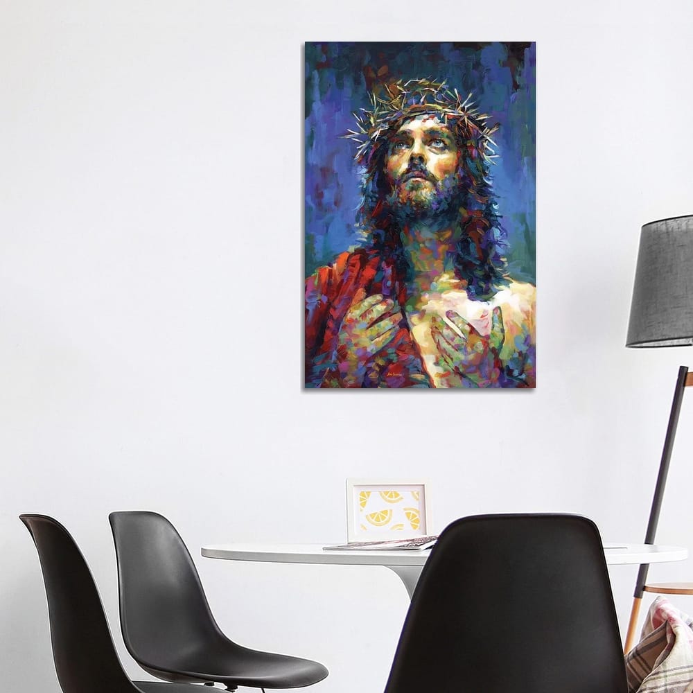 iCanvas "Jesus Christ" by Leon Devenice Canvas Print