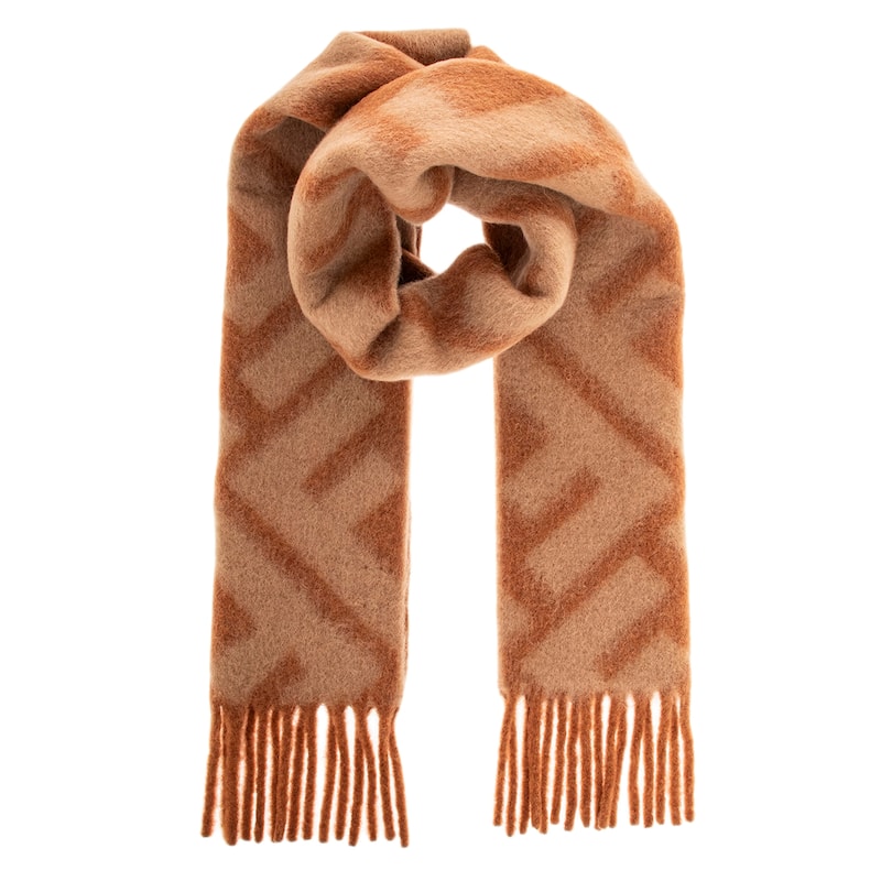 Fendi FF Scarf - Brown