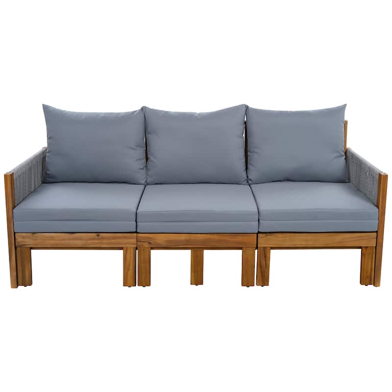 3-in-1 Outdoor Daybed & Patio Sofa with Pull-Out Sleeper by Leisure Zone