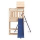 preview thumbnail 16 of 21, vidaXL Swing Set Outdoor Backyard Wooden Playground Equipment for Kids Age 3-8