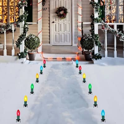 30.75 FT Christmas Pathway Lights Outdoor