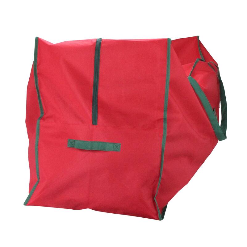43" Red and Green Multipurpose Christmas Storage Bag