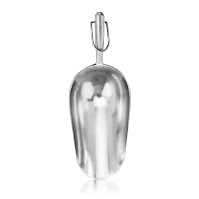 Metal Ice Scoop - Metallic - 8.5" x 3.8"