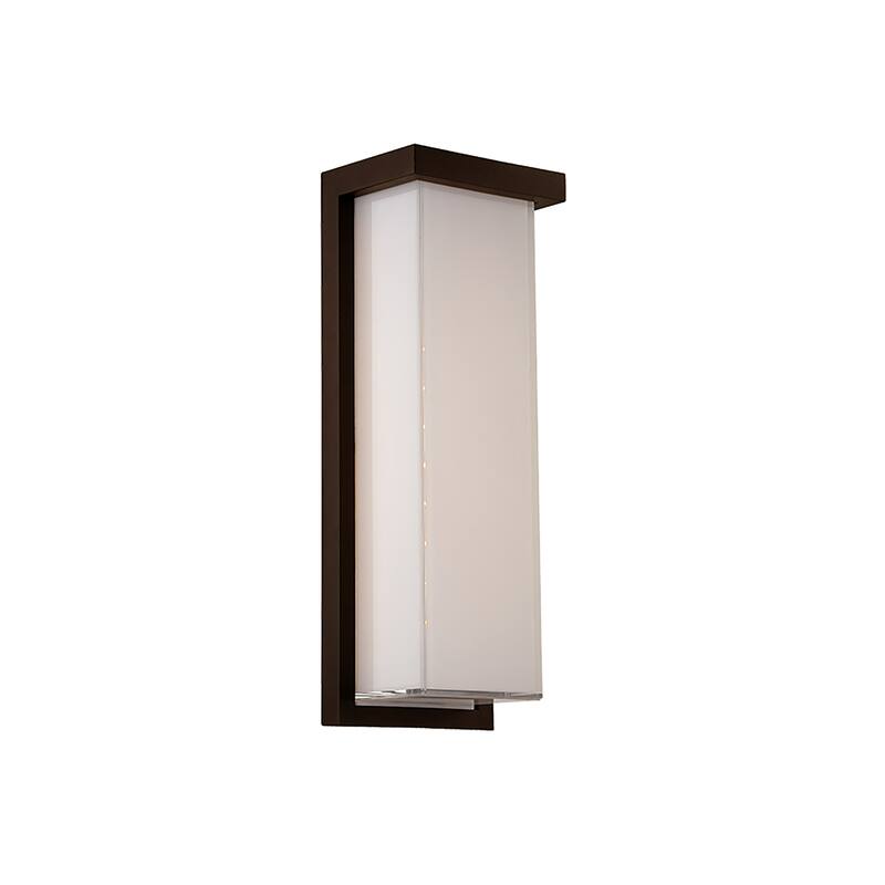 Ledge 8in LED Indoor or Outdoor Wall Light 2700K - Bronze - 14-inch