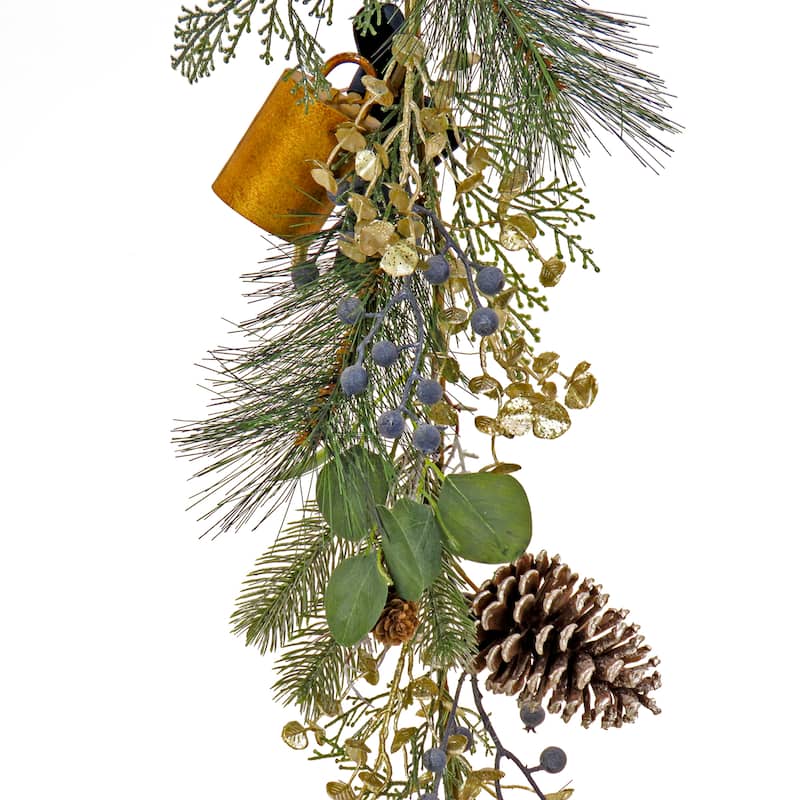 National Tree Company 6 ft. HGTV Home Collection Swiss Chic Garland - 6 ft