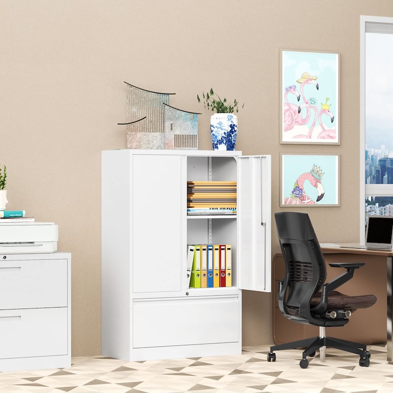 Modern File Cabinets for Home Office with Drawers - N/A