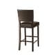 preview thumbnail 4 of 8, Mayfield Contemporary Bonded Leather Barstool (Set of 2) by Christopher Knight Home - 22.25" D x 18.50" W x 44.50" H