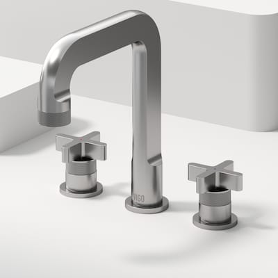 VIGO Wythe 9" H 2-Handle Widespread Bathroom Faucet
