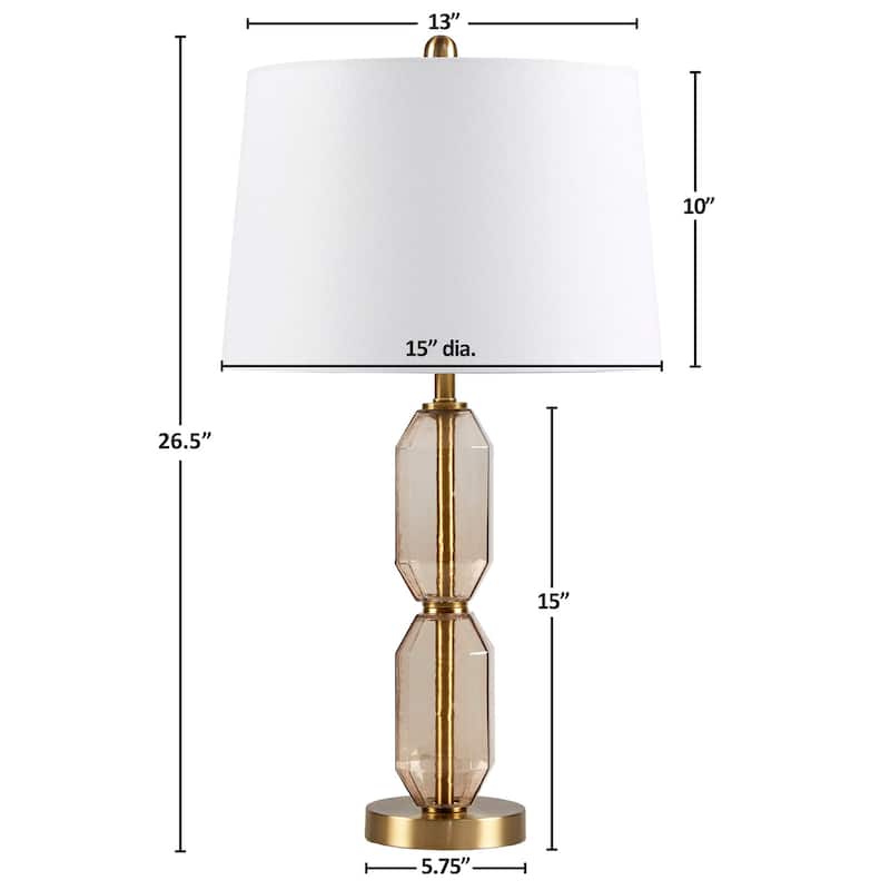 510 Design Zirconia Faceted Glass Table Lamp