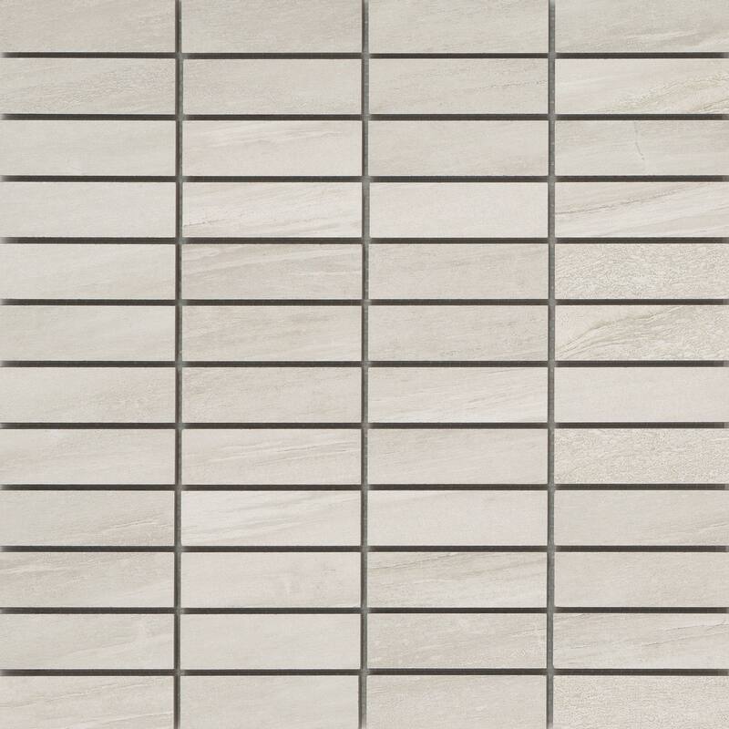 Emser Tile Technique - 12" x 12" Rectangle Linear Mosaic Floor and