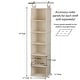 preview thumbnail 5 of 5, Household Essentials 6-Shelf Hanging Closet Organizer - 12.0"L x 12.0"W x 50.0"H