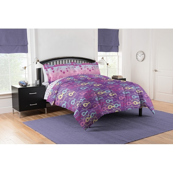 Pokemon Light and Sweet Rotary 5-piece Full Bed in a Bag Set Bed
