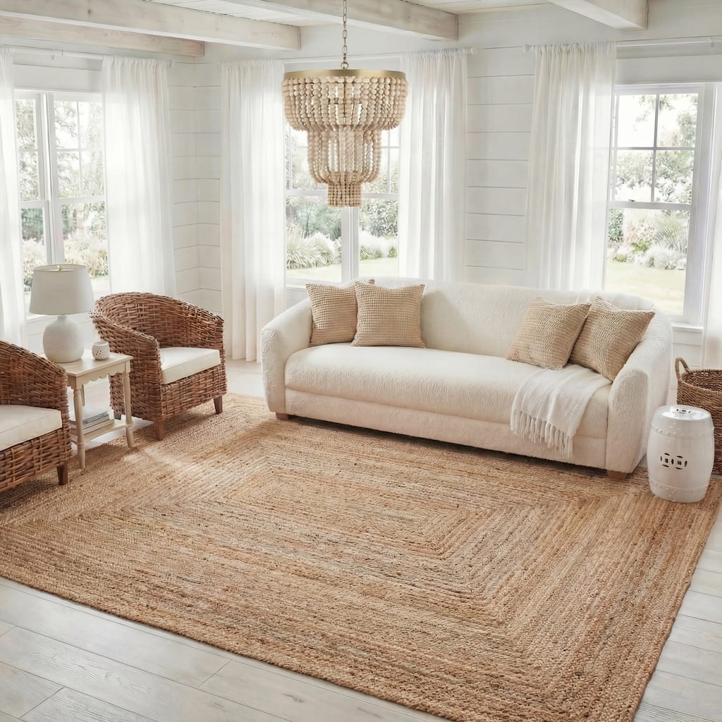 SAFAVIEH Handmade Cape Cod Pepa Coastal Jute Rug