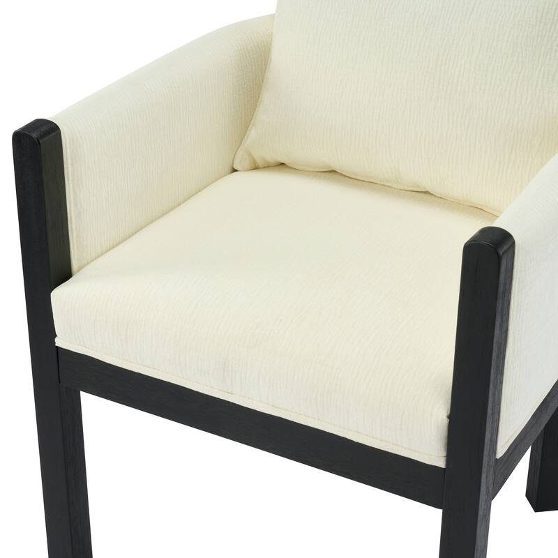 Christopher Knight Home - Callahan Linen Upholstered Dining Chair with Armrests