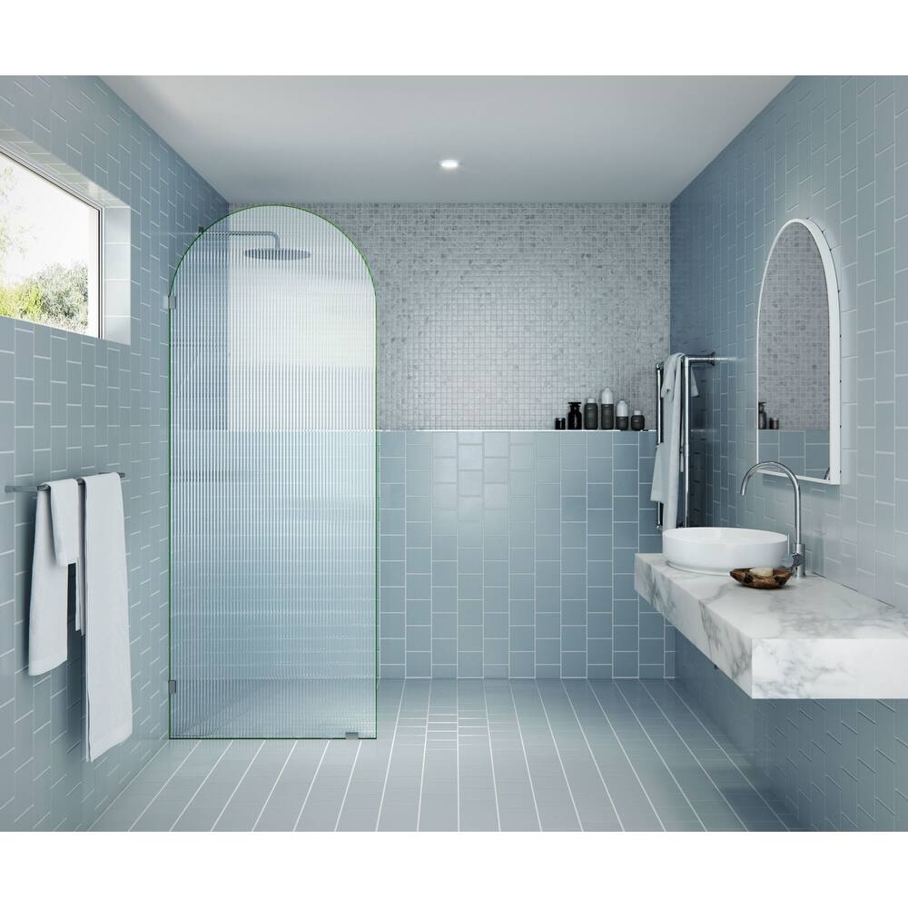Glass Warehouse ARC-FL-32 Maven 86-3/4" High x 32" Wide Shower Screen