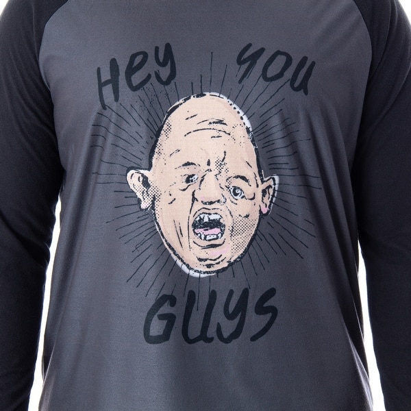The Goonies Men S Sloth Hey You Guys Super Soft Raglan Shirt And Pants 2 Piece Pajama Set Overstock 31998701