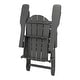 preview thumbnail 12 of 10, Laguna Weather Resistant Outdoor Patio Folding Adirondack Chairs (Set of 2)