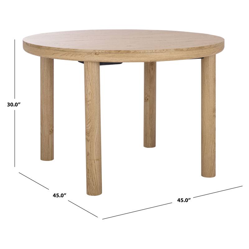 SAFAVIEH Home Detroitee Round Dining Table - 45"W x 45"D x 30"H