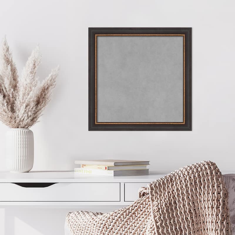 Amanti Art Ashton Black Framed Magnetic Board