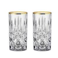 All Purpose Highball water Glasses, Clear Tall Drinking Glasses Beverage  Cups Drinking Cooler Glassware for Home Office - 11.6/13.5oz