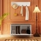 preview thumbnail 14 of 48, Combo Entryway Hall Trees Storage Bench Closet Organizer Clothes Rack