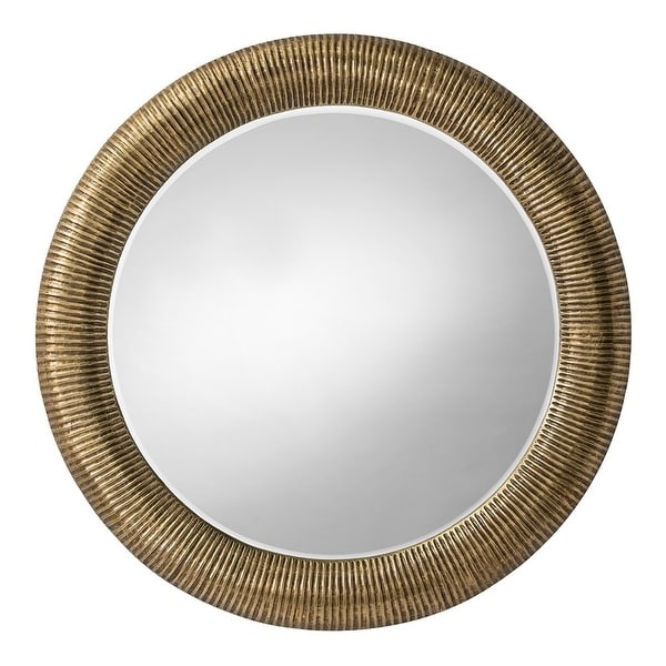 Arteriors 6171 Elton 42 Inch Circular Beveled Framed Mirror Arteriors 6171 Elton 42 Inch Circular Beveled Framed Mirror Antique Br N A