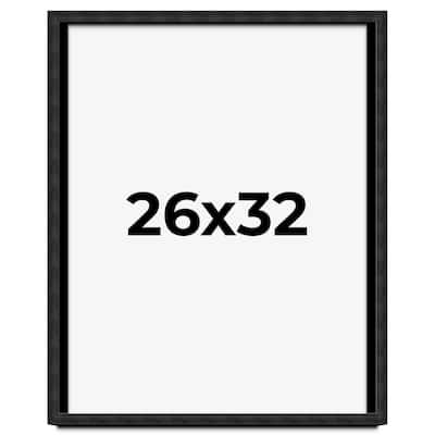 26x32 Shadow Box Black Rustic Barnwood Display Frame | 1.125 Inch