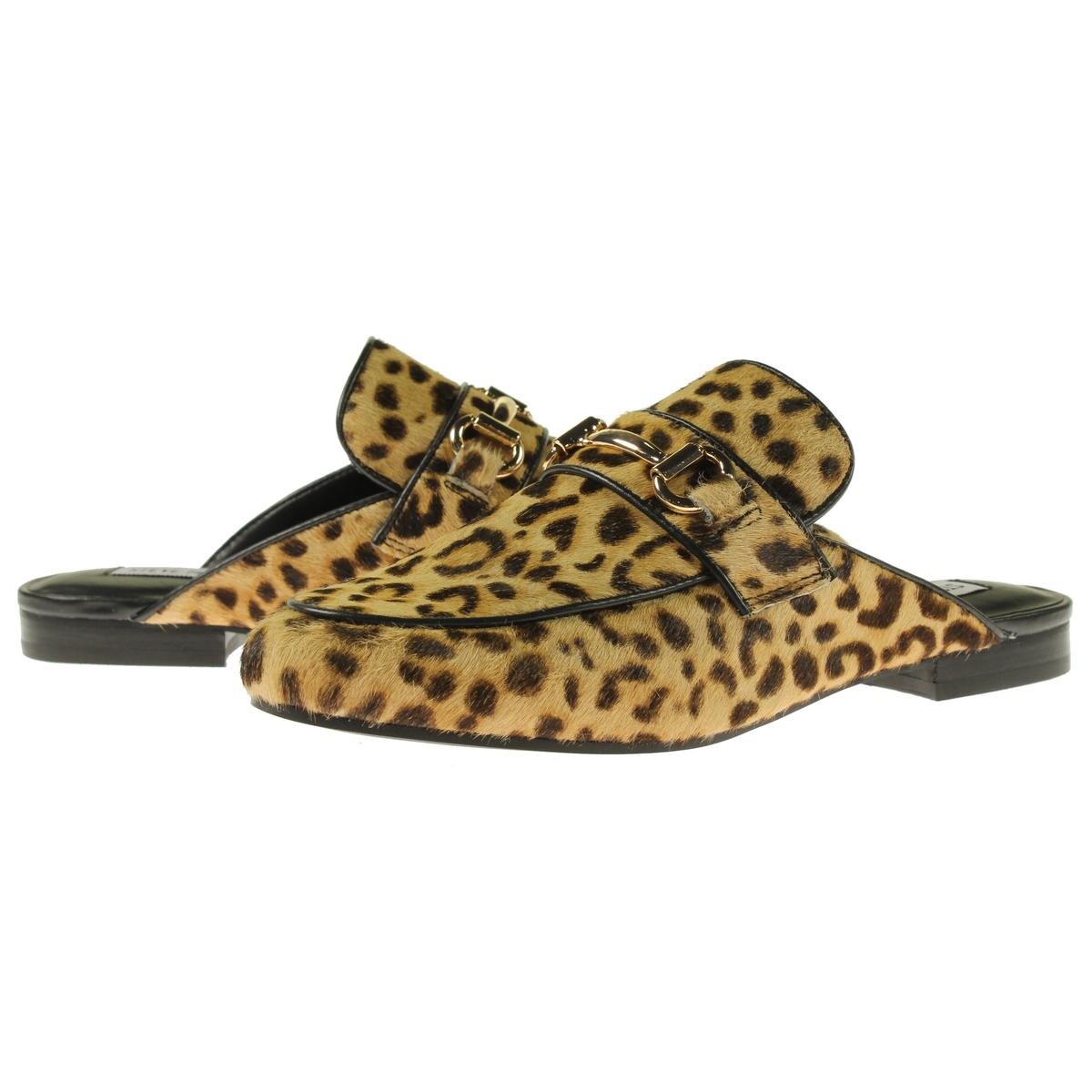 steve madden animal print mules