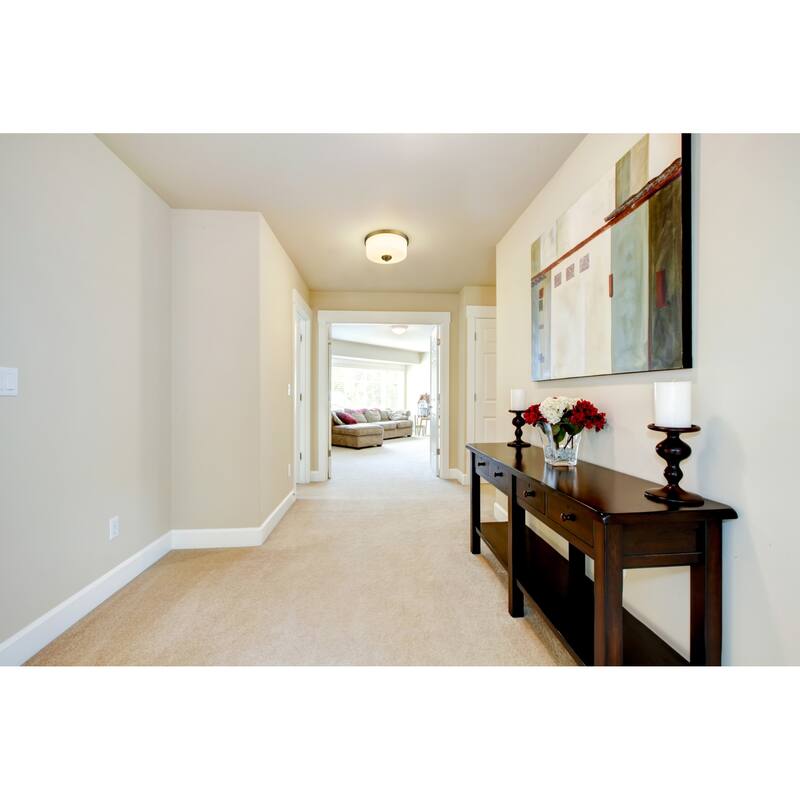 Bellevue Paula 2 Light 12" Wide Flush Mount Drum Ceiling Fixture