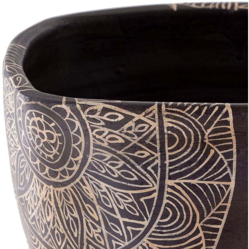 Artistic Weavers Gene Terracotta Mandala Indoor Planter