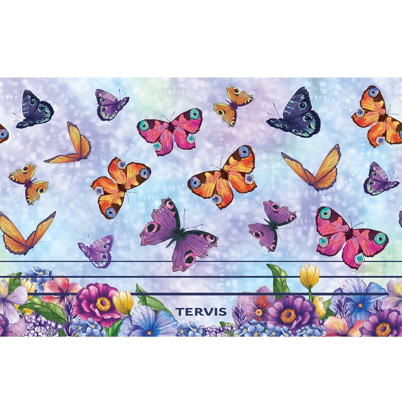 Tervis Traveler Traveler Butterfly Garden Triple Walled Insulated Travel Tumbler, Stainless Steel