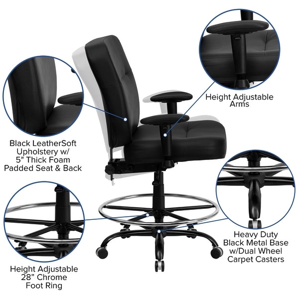 Big and sales tall drafting chair