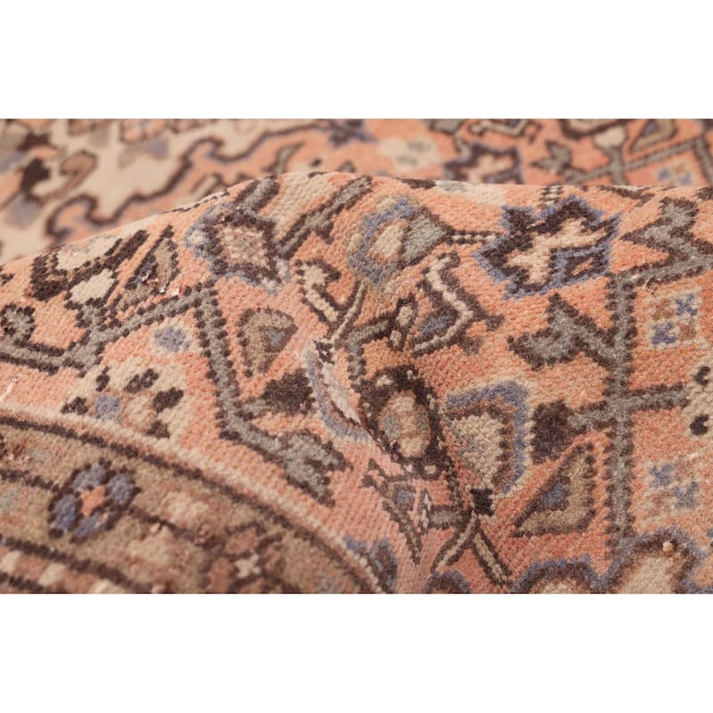 ECARPETGALLERY Hand-knotted Antalya Vintage Copper Wool Rug - 4'1 x 6'10
